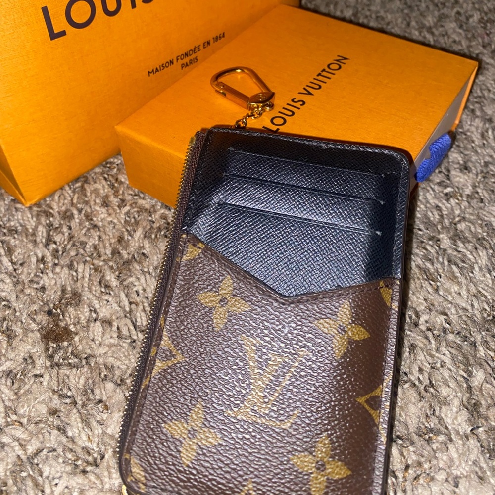 Authentic Louis Vuitton keychain card holder